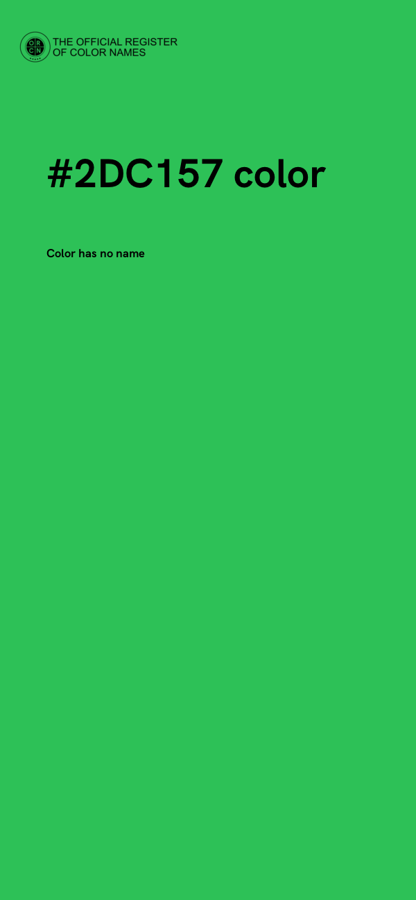 #2DC157 color image