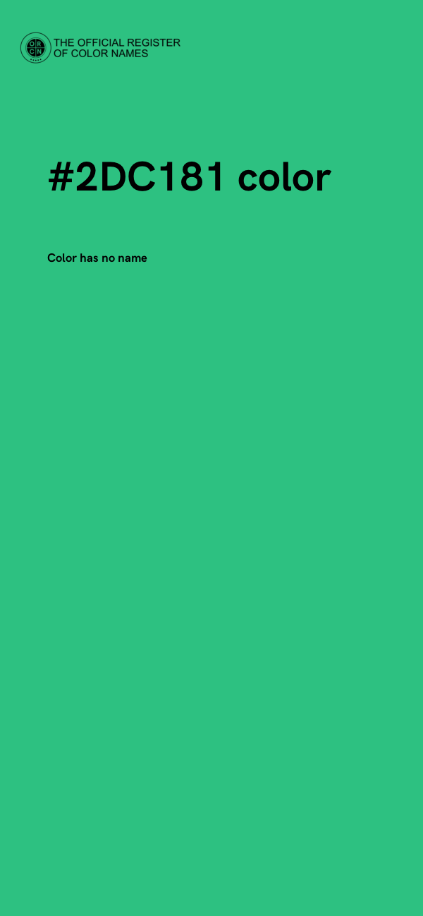 #2DC181 color image