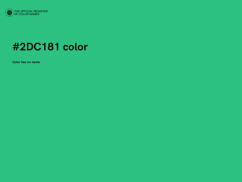#2DC181 color image