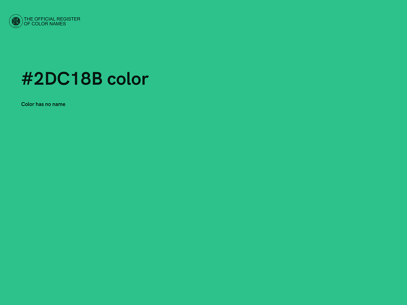 #2DC18B color image