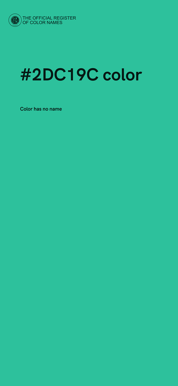 #2DC19C color image