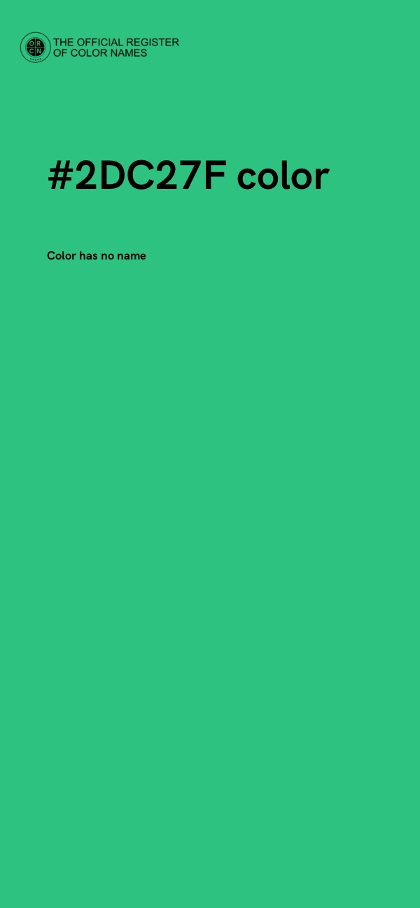 #2DC27F color image