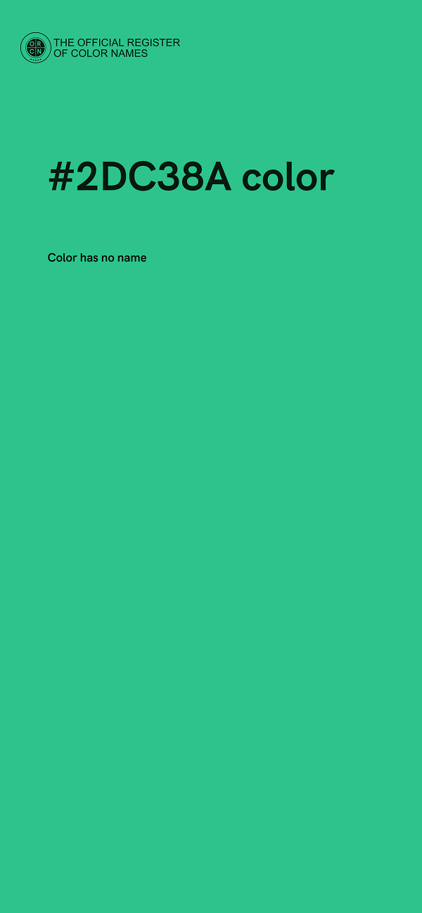 #2DC38A color image