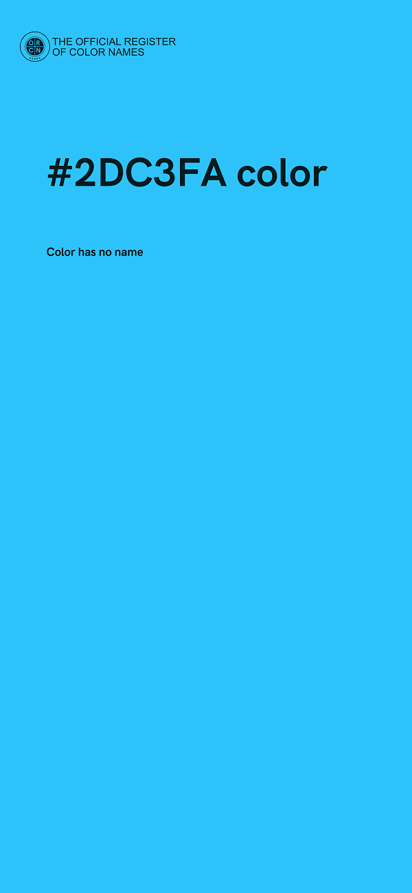 #2DC3FA color image