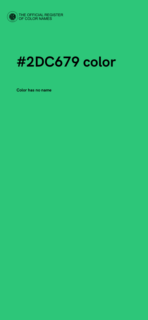 #2DC679 color image