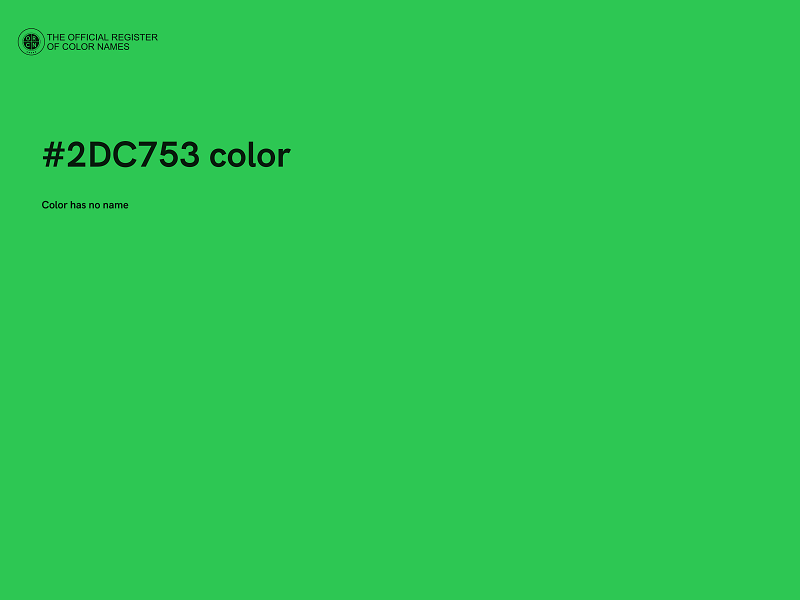 #2DC753 color image