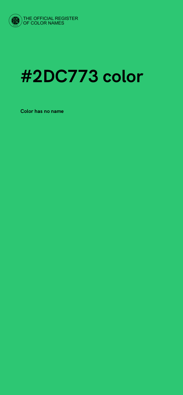 #2DC773 color image