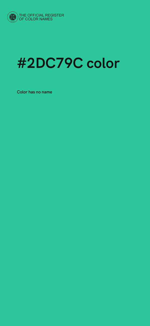 #2DC79C color image