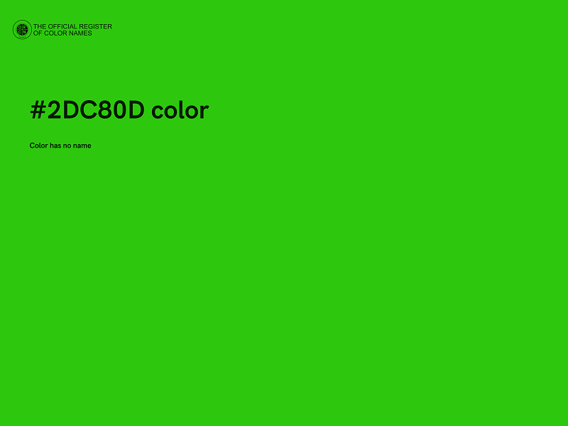 #2DC80D color image