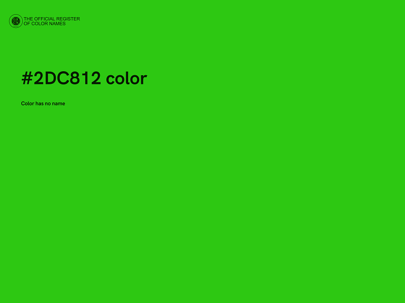 #2DC812 color image