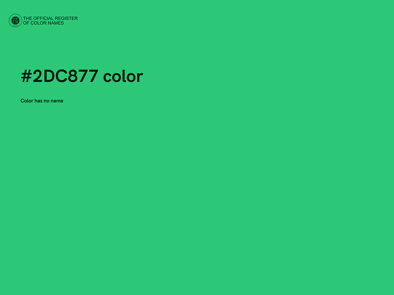 #2DC877 color image