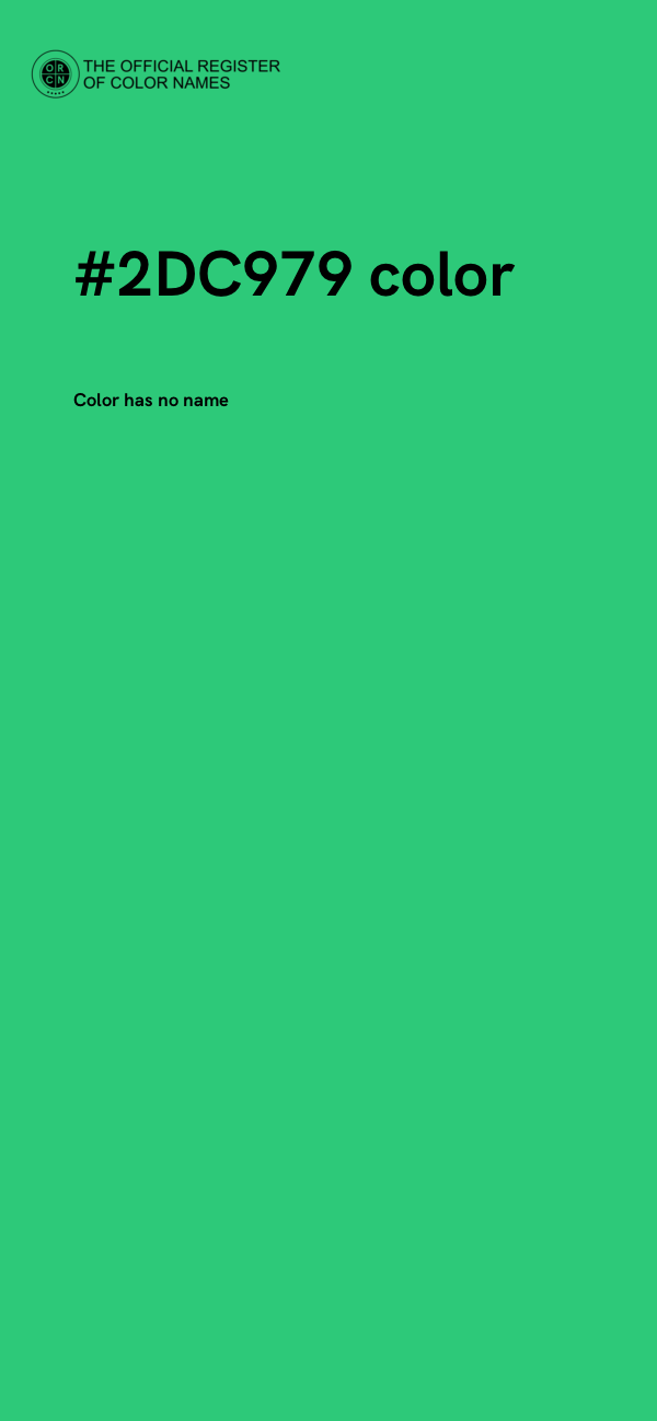 #2DC979 color image