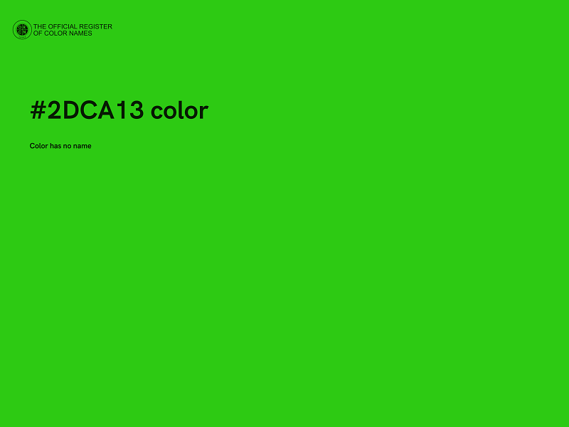 #2DCA13 color image