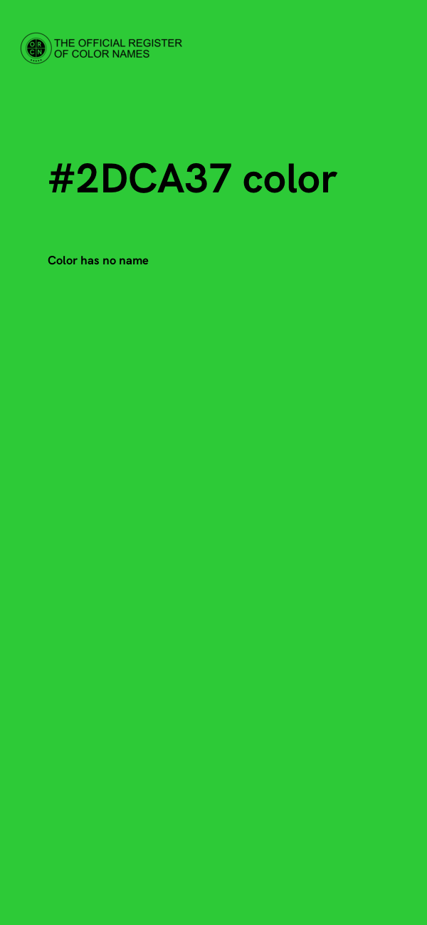 #2DCA37 color image