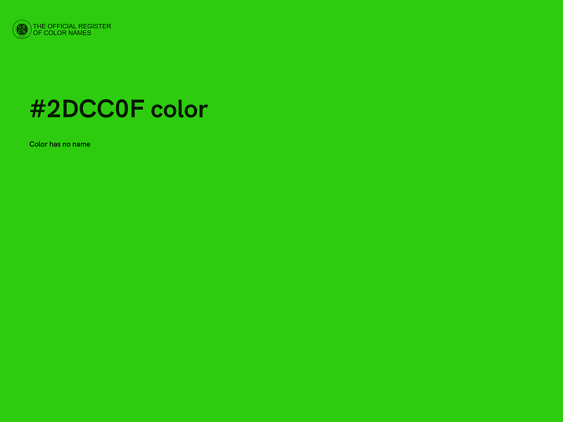 #2DCC0F color image