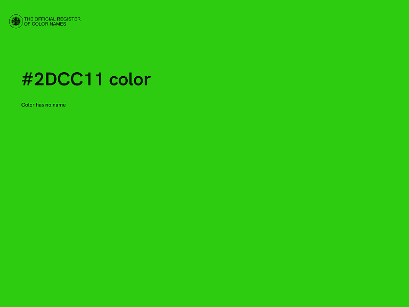 #2DCC11 color image