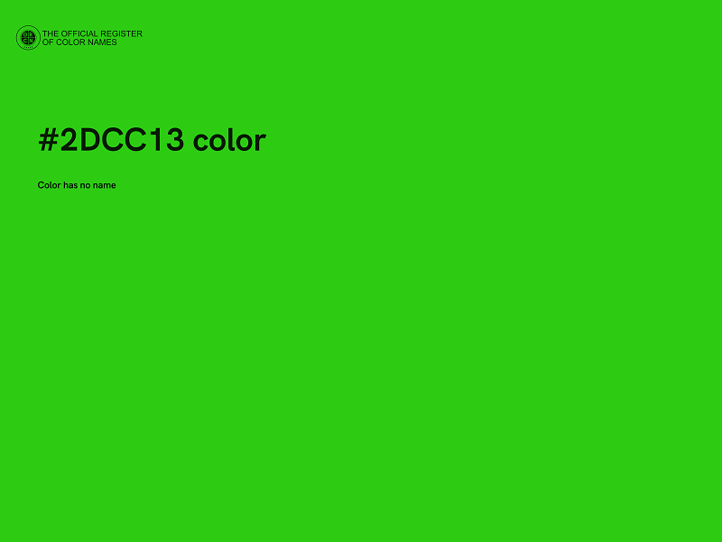 #2DCC13 color image