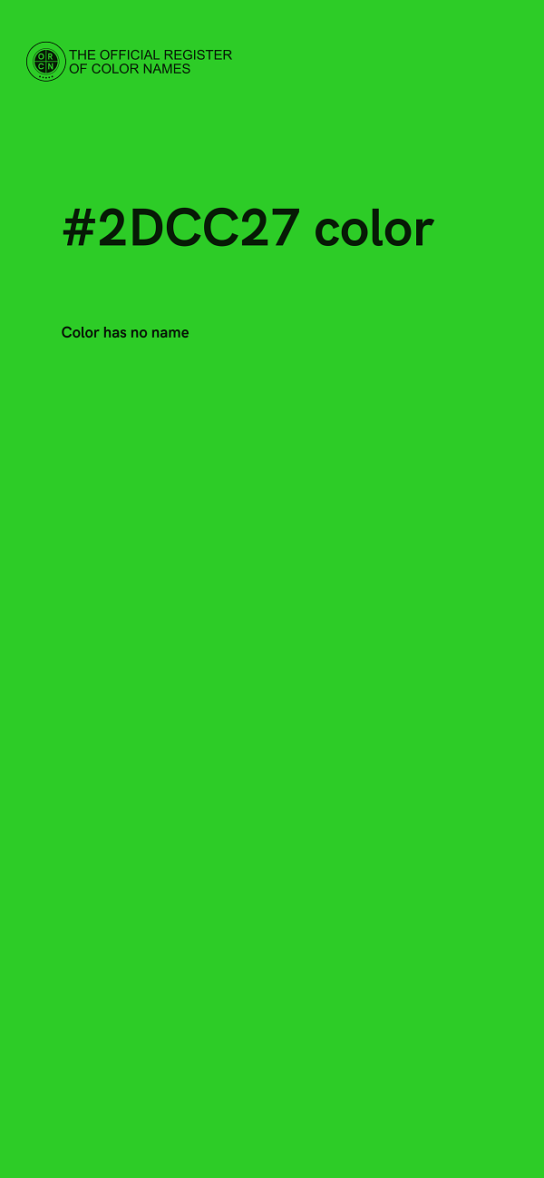 #2DCC27 color image