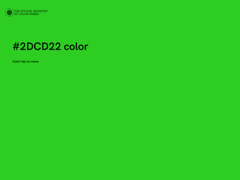 #2DCD22 color image