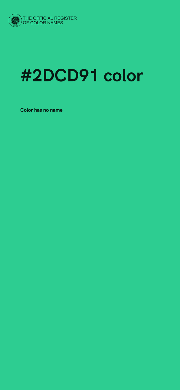 #2DCD91 color image