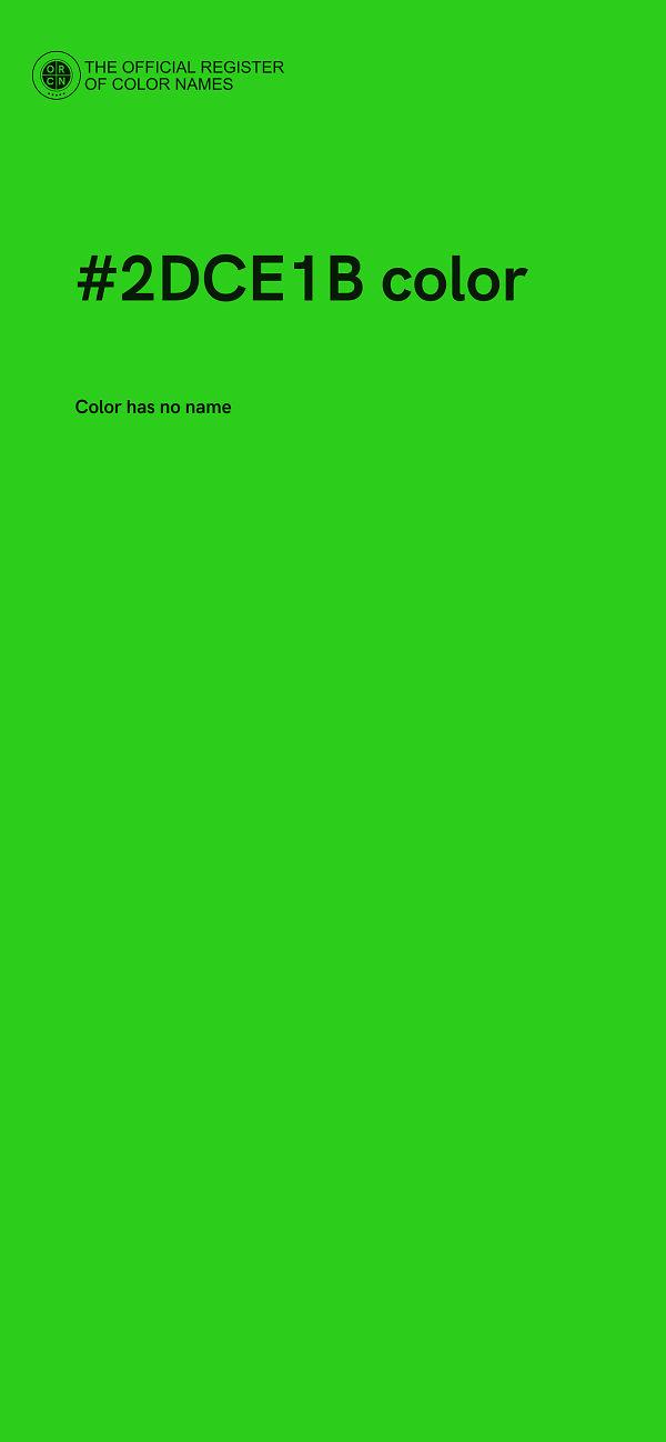 #2DCE1B color image