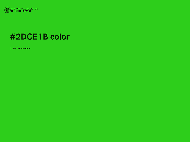 #2DCE1B color image