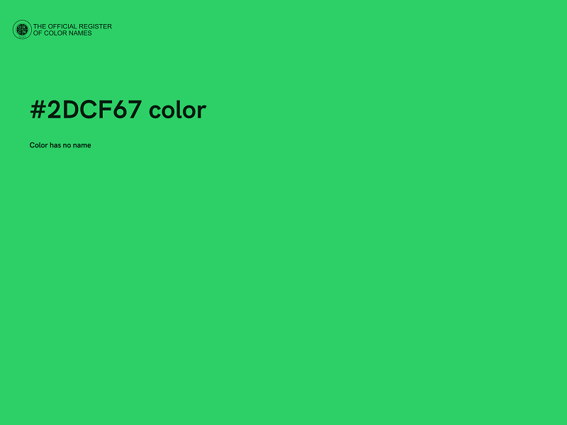 #2DCF67 color image