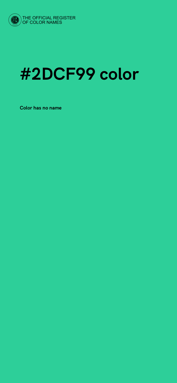 #2DCF99 color image