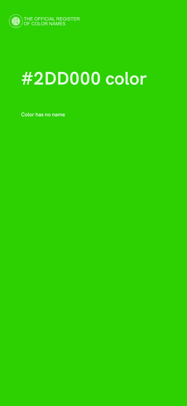 #2DD000 color image