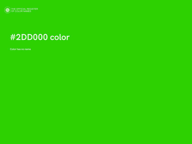 #2DD000 color image