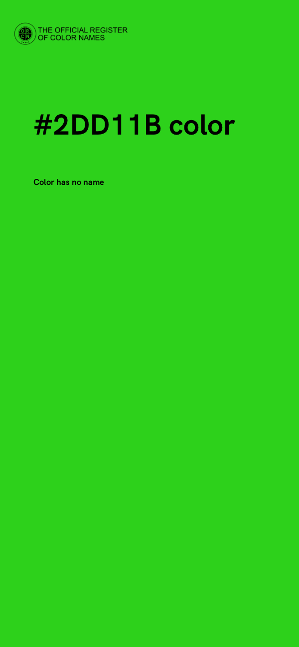 #2DD11B color image