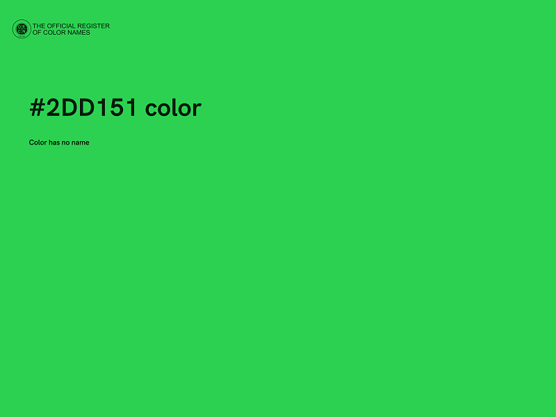 #2DD151 color image