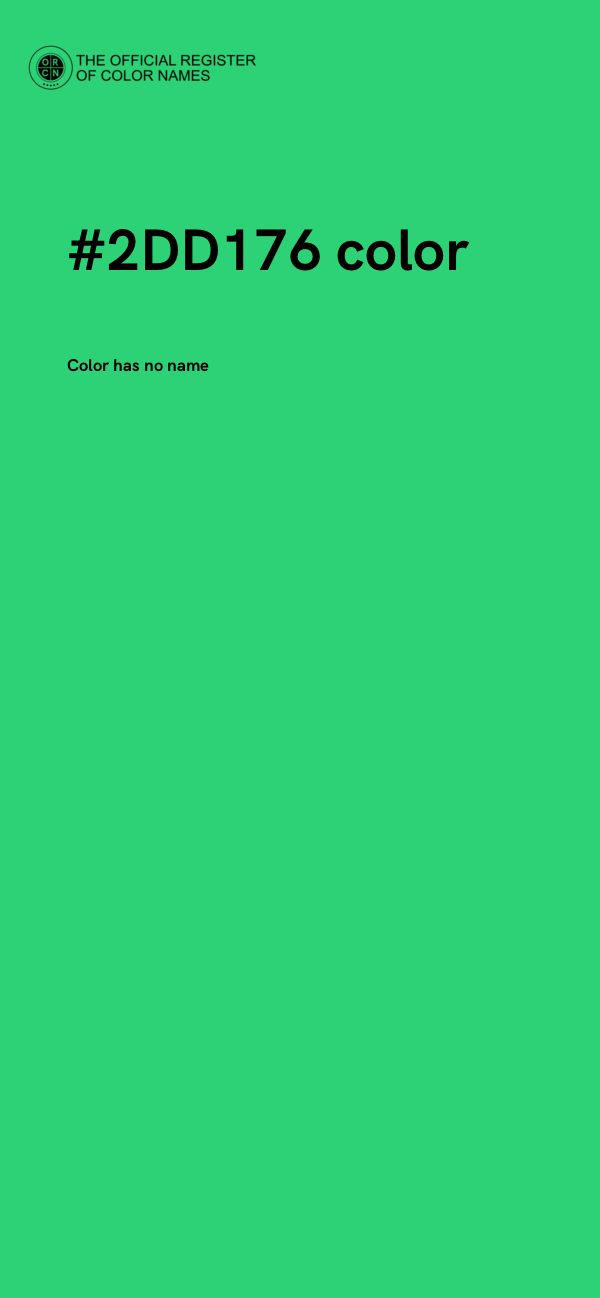 #2DD176 color image