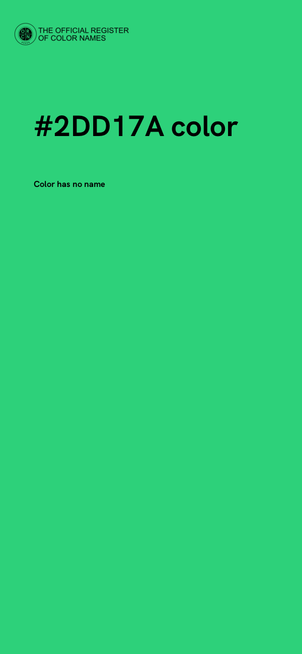 #2DD17A color image