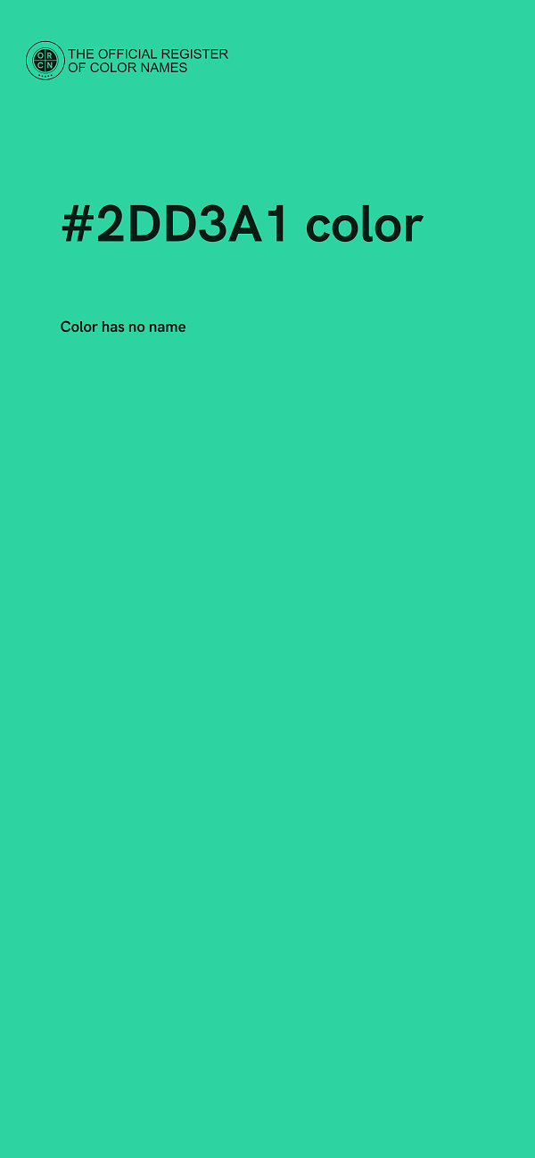 #2DD3A1 color image