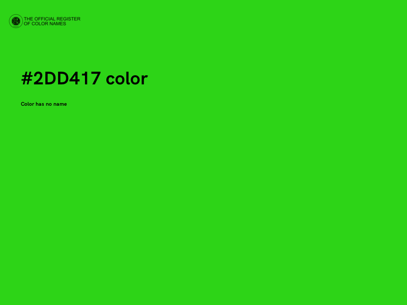 #2DD417 color image