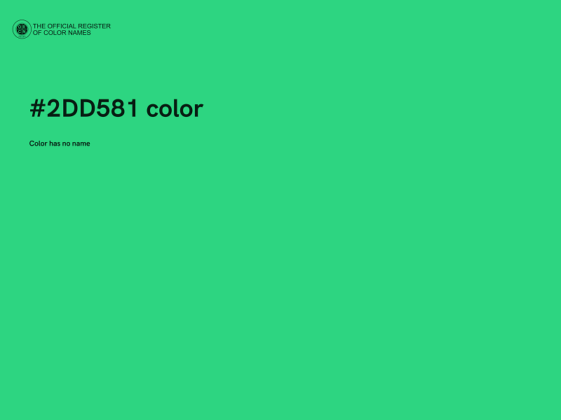 #2DD581 color image