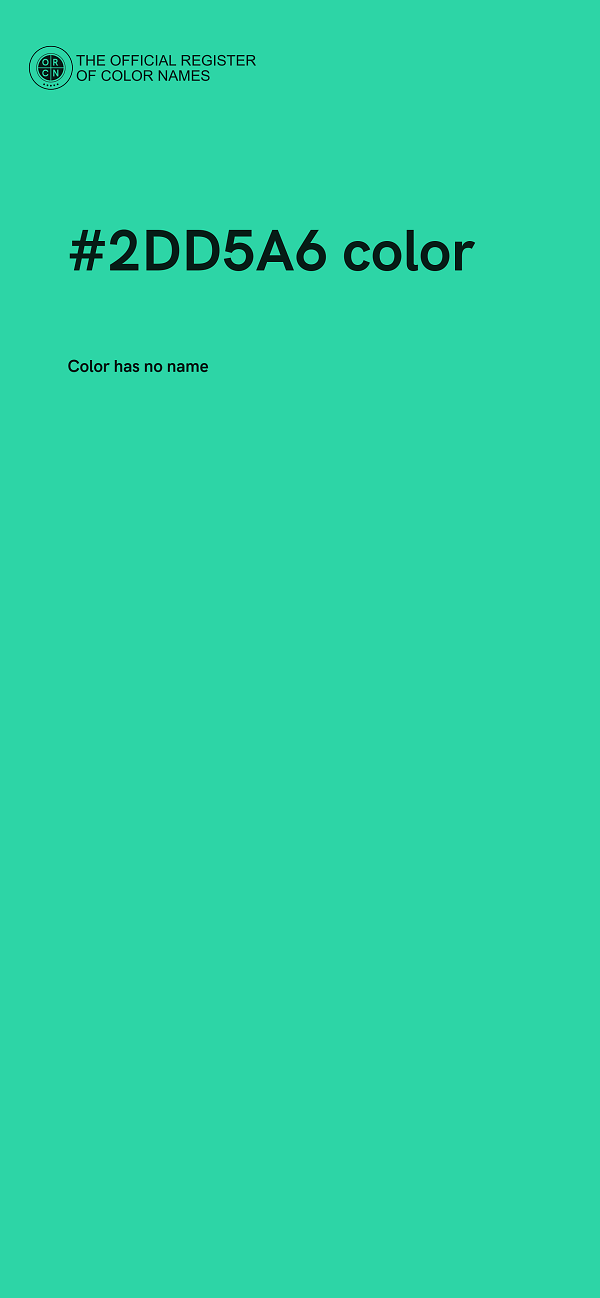 #2DD5A6 color image