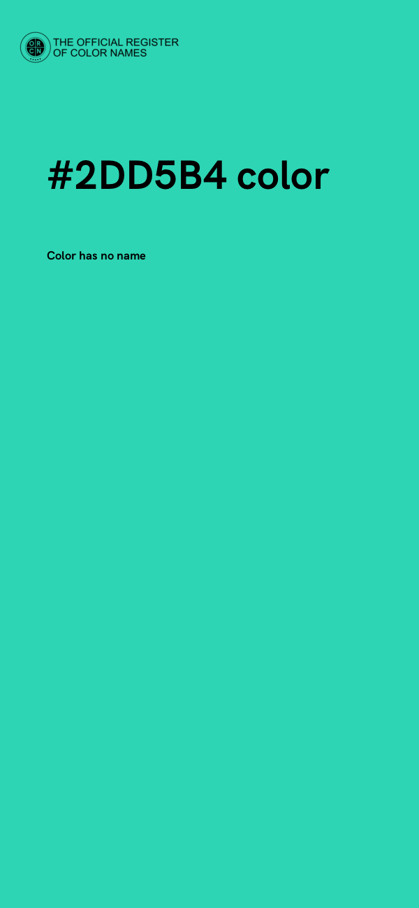 #2DD5B4 color image