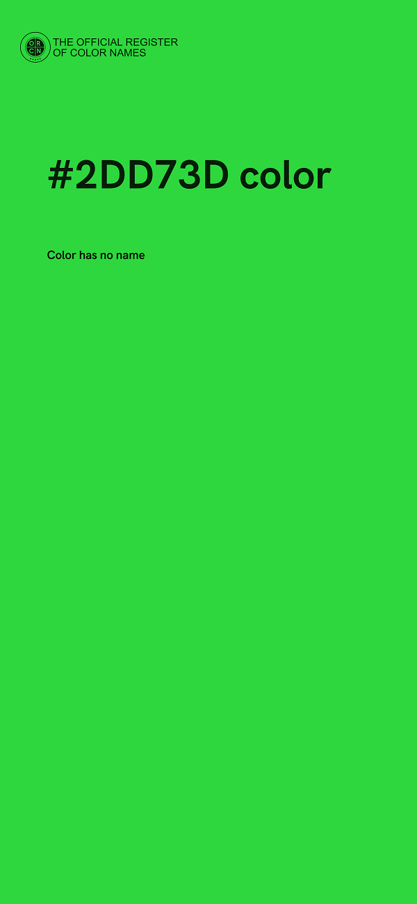 #2DD73D color image