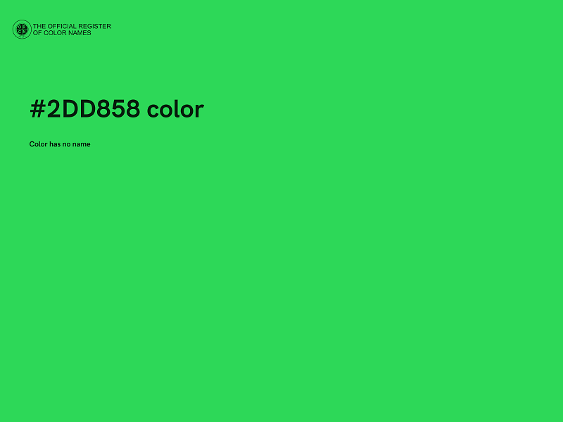 #2DD858 color image