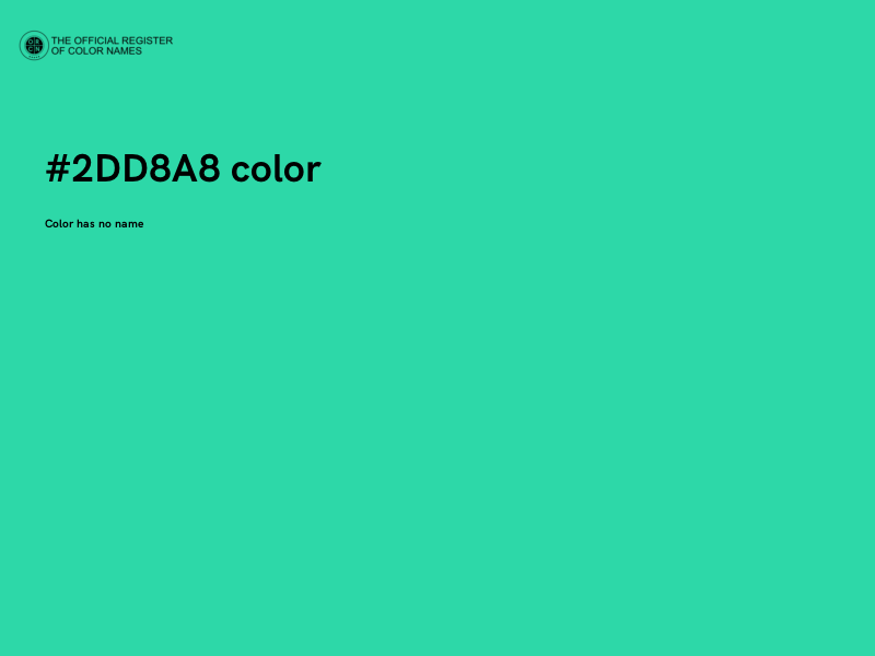 #2DD8A8 color image