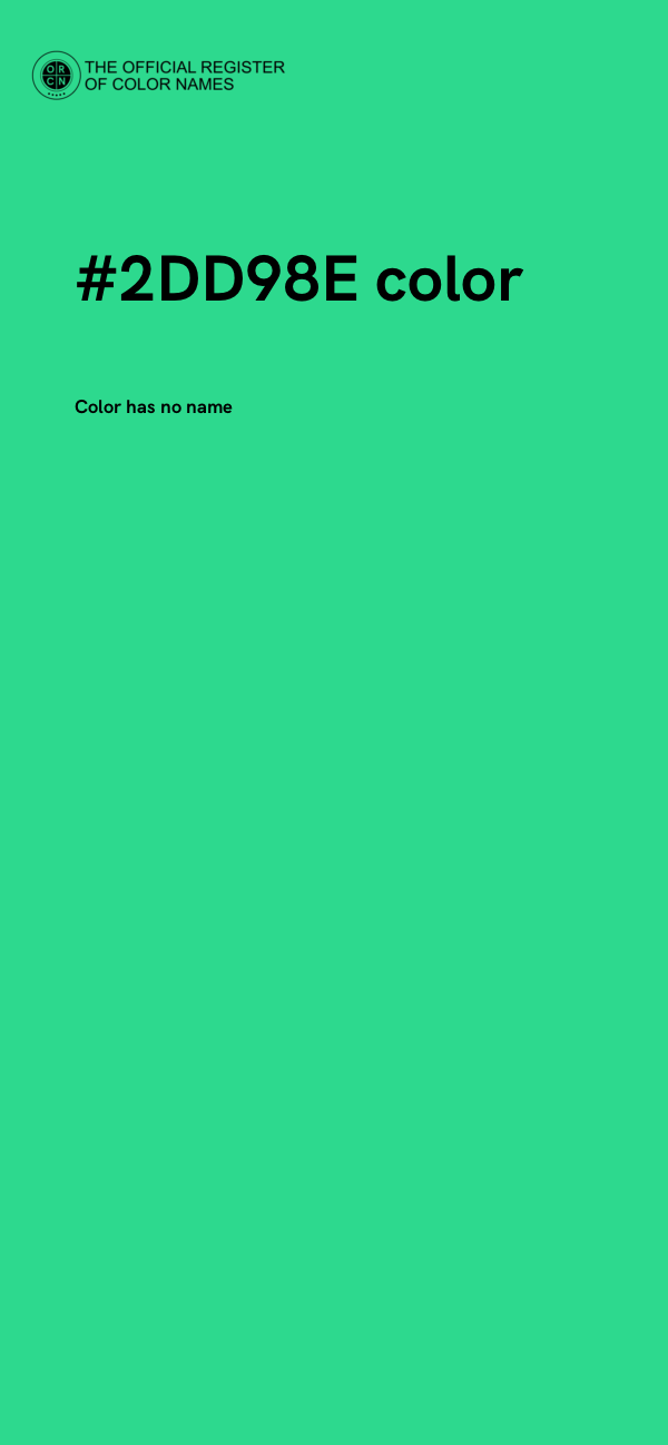 #2DD98E color image