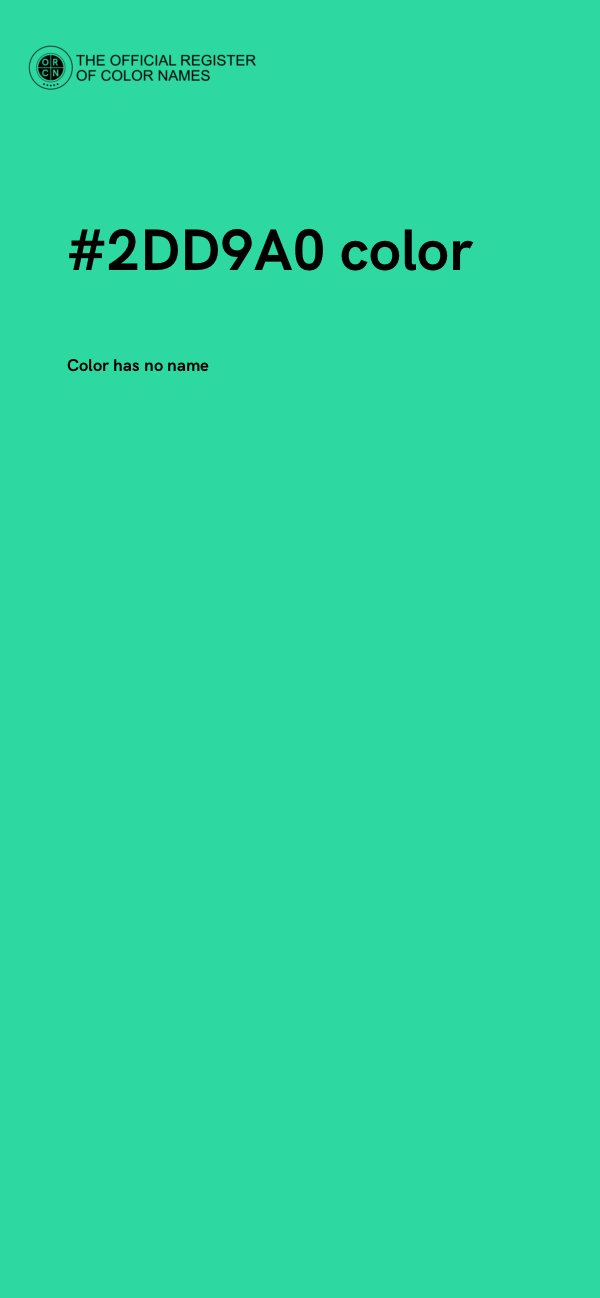 #2DD9A0 color image