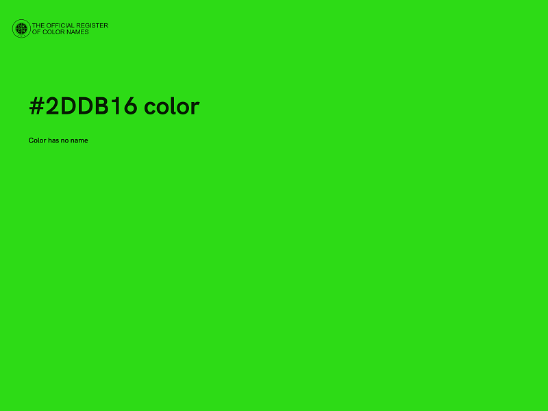 #2DDB16 color image