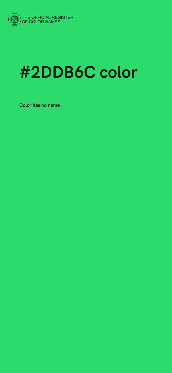#2DDB6C color image