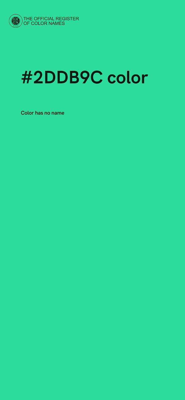 #2DDB9C color image