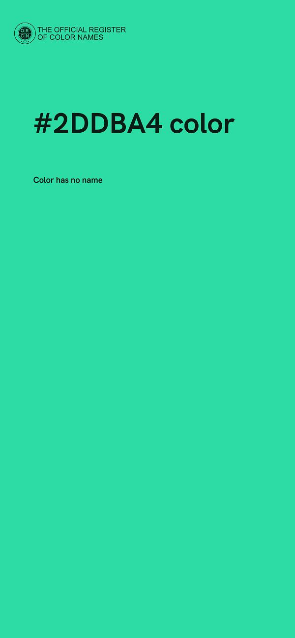 #2DDBA4 color image