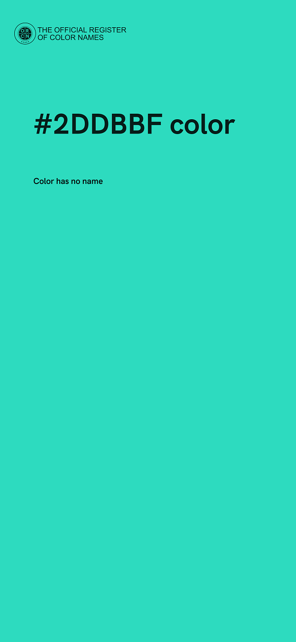 #2DDBBF color image