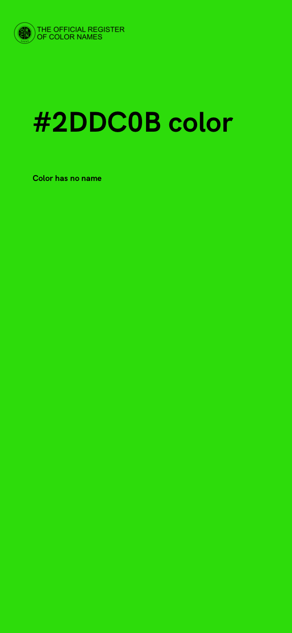 #2DDC0B color image